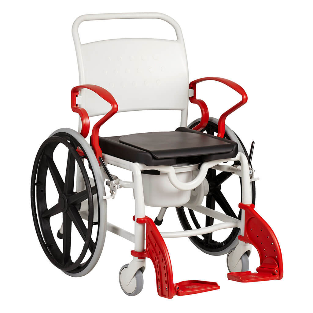 Кресло-каталка для душа с санитарным оснащением Rebotec Майами (150 кг)