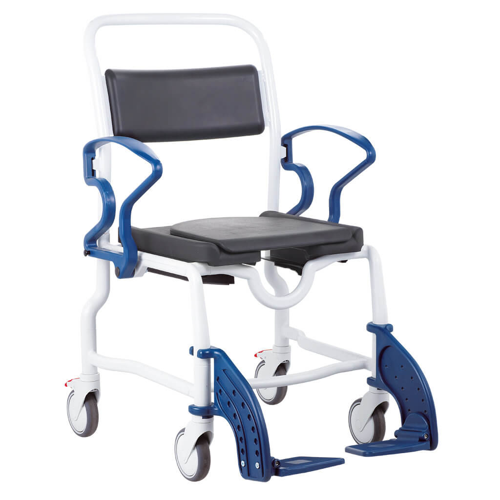 Кресло-стул для душа с санитарным оснащением Rebotec Денвер (175 кг, сиденье 58 см)