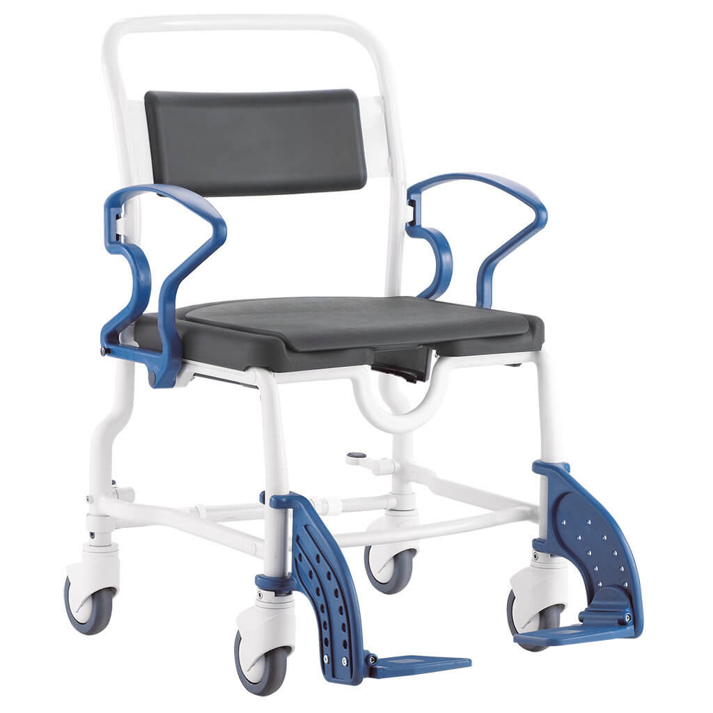 Кресло-стул для душа с санитарным оснащением Rebotec Даллас (200 кг, сиденье 64 см)